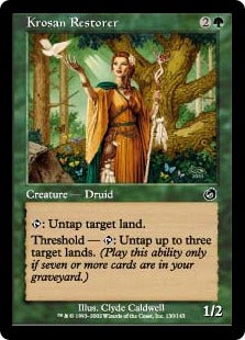[130]【JP】【FOIL】クローサの修復者/Krosan Restorer【TOR】[C][緑]