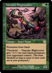[131]【EN】【FOIL】ナントゥーコの病木刈り/Nantuko Blightcutter【TOR】[R][緑]