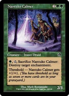 [132]【JP】【FOIL】ナントゥーコの鎮め役/Nantuko Calmer【TOR】[C][緑]