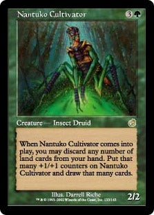 [133]【JP】【FOIL】ナントゥーコの養成者/Nantuko Cultivator【TOR】[R][緑]