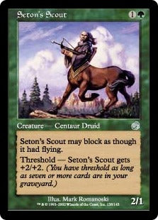 [138]【EN】【FOIL】シートンの斥候/Seton's Scout【TOR】[U][緑]