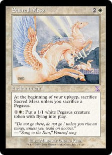 [013]【EN】■旧枠■聖なるメサ/Sacred Mesa【TSB】[R][白]