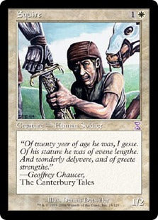 [015]【EN】■旧枠■従者/Squire【TSB】[R][白]