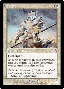 [016]【EN】【FOIL】■旧枠■武勇/Valor【TSB】[R][白]