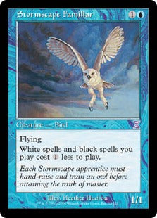 [032]【EN】【FOIL】■旧枠■嵐景学院の使い魔/Stormscape Familiar【TSB】[R][青]