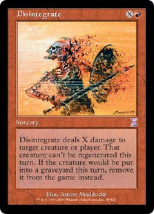 [058]【JP】【FOIL】■旧枠■分解/Disintegrate【TSB】[R][赤]