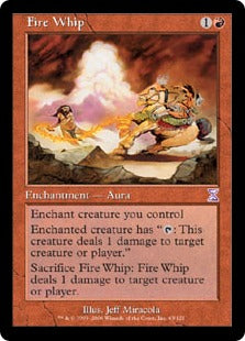 [063]【JP】【FOIL】■旧枠■炎の鞭/Fire Whip【TSB】[R][赤]