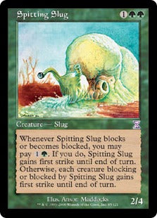 [085]【JP】■旧枠■毒吐きナメクジ/Spitting Slug【TSB】[R][緑]