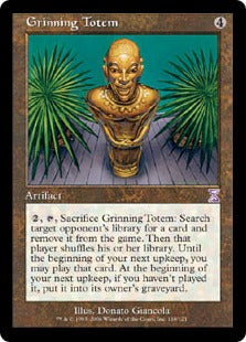 [110]【EN】■旧枠■にやにや笑いのトーテム像/Grinning Totem【TSB】[R][茶]