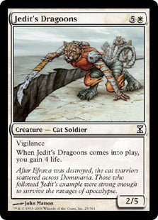 [025]【EN】ジェディットの竜騎兵/Jedit's Dragoons【TSP】[C][白]