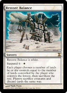 [038]【EN】【FOIL】均衡の復元/Restore Balance【TSP】[R][白]