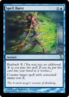 [079]【EN】【FOIL】呪文の噴出/Spell Burst【TSP】[U][青]