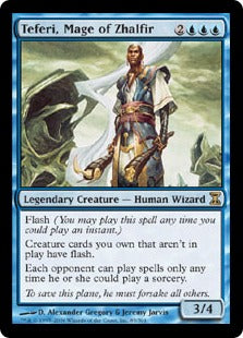[083]【EN】ザルファーの魔道士、テフェリー/Teferi, Mage of Zhalfir【TSP】[R][青]