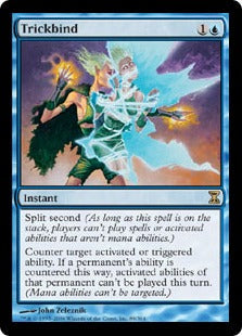[088]【EN】【FOIL】計略縛り/Trickbind【TSP】[R][青]