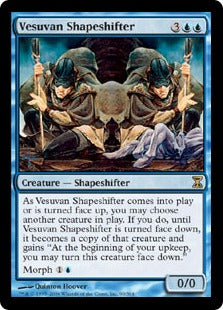 [090]【EN】【FOIL】ヴェズーヴァの多相の戦士/Vesuvan Shapeshifter【TSP】[R][青]