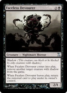 [108]【EN】【FOIL】顔なしの貪り食い/Faceless Devourer【TSP】[U][黒]