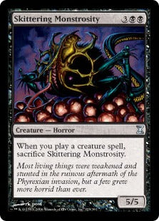 [129]【EN】【FOIL】走り回る大怪物/Skittering Monstrosity【TSP】[U][黒]