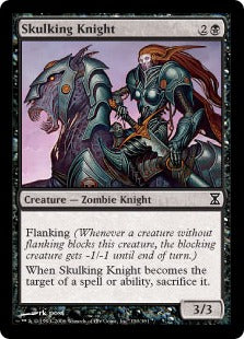 [130]【EN】卑屈な騎士/Skulking Knight【TSP】[C][黒]