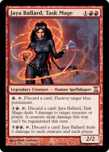 [166]【EN】特務魔道士ヤヤ・バラード/Jaya Ballard, Task Mage【TSP】[R][赤]