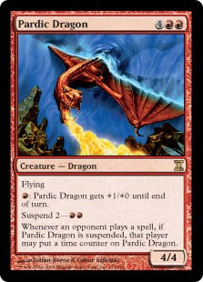 [173]【EN】【FOIL】パーディック山のドラゴン/Pardic Dragon【TSP】[R][赤]