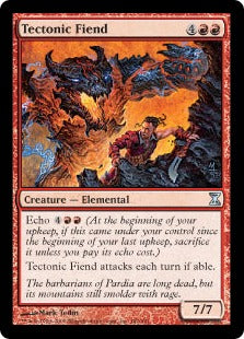 [181]【EN】地盤の悪鬼/Tectonic Fiend【TSP】[U][赤]