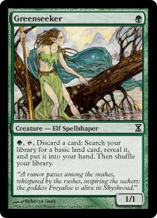 [198]【EN】【FOIL】緑探し/Greenseeker【TSP】[C][緑]