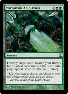 [207]【EN】【FOIL】ムウォンヴーリーの酸苔/Mwonvuli Acid-Moss【TSP】[C][緑]