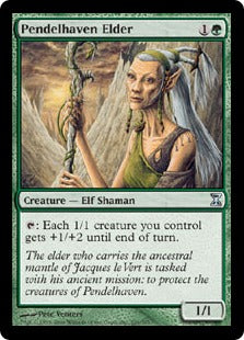 [209]【EN】【FOIL】ペンデルヘイヴンの古老/Pendelhaven Elder【TSP】[U][緑]