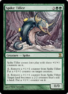 [218]【EN】【FOIL】スパイクの耕し手/Spike Tiller【TSP】[R][緑]