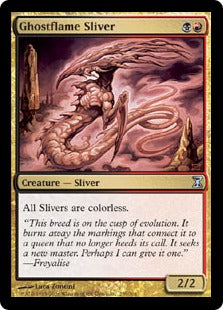 [239]【EN】霊炎スリヴァー/Ghostflame Sliver【TSP】[U][多色]