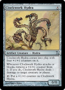 [253]【EN】【FOIL】機械仕掛けのハイドラ/Clockwork Hydra【TSP】[U][茶]