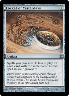 [258]【EN】【FOIL】昨日の首飾り/Locket of Yesterdays【TSP】[U][茶]