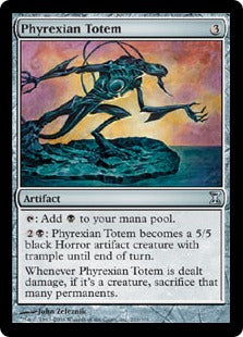 [261]【EN】【FOIL】ファイレクシアのトーテム像/Phyrexian Totem【TSP】[U][茶]