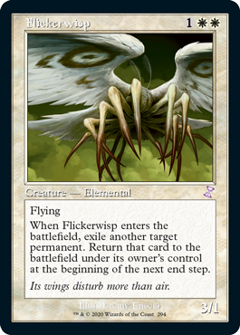 [294]【EN】■旧枠■ちらつき鬼火/Flickerwisp【TSR-BS】[R][白]