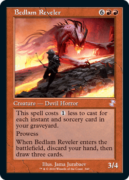 [340]【EN】■旧枠■騒乱の歓楽者/Bedlam Reveler【TSR-BS】[R][赤]