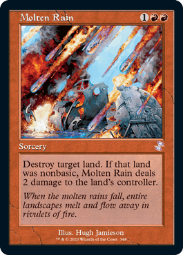 [348]【EN】■旧枠■溶鉄の雨/Molten Rain【TSR-BS】[R][赤]
