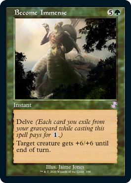 [358]【EN】■旧枠■強大化/Become Immense【TSR-BS】[R][緑]