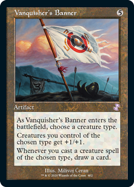 [402]【EN】■旧枠■勝者の戦旗/Vanquisher's Banner【TSR-BS】[R][茶]
