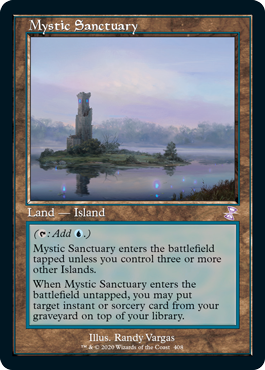 [408]【EN】■旧枠■神秘の聖域/Mystic Sanctuary【TSR-BS】[R][土地]