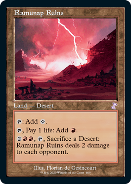 [409]【EN】■旧枠■ラムナプの遺跡/Ramunap Ruins【TSR-BS】[R][土地]