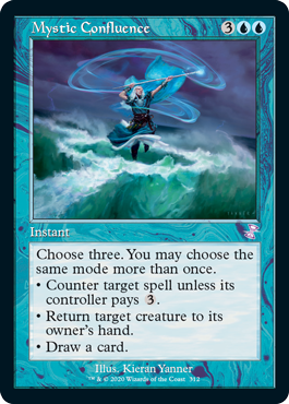 [312]【EN】【FOIL】■旧枠■神秘の合流点/Mystic Confluence【TSR-BS】[R][青]
