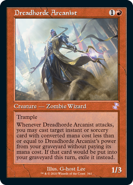 [341]【EN】【FOIL】■旧枠■戦慄衆の秘儀術師/Dreadhorde Arcanist【TSR-BS】[R][赤]