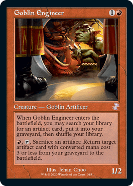 [345]【EN】【FOIL】■旧枠■ゴブリンの技師/Goblin Engineer【TSR-BS】[R][赤]