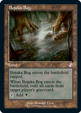 [406]【EN】【FOIL】■旧枠■ボジューカの沼/Bojuka Bog【TSR-BS】[R][土地]