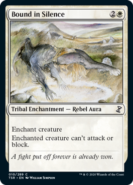 [010]【EN】静寂の捕縛/Bound in Silence【TSR】[C][白]