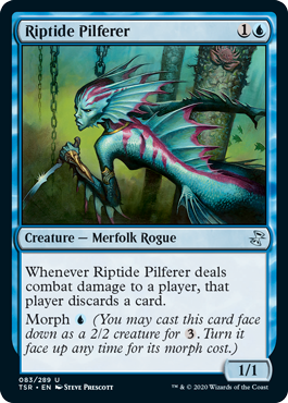 [083]【EN】激浪のこそ泥/Riptide Pilferer【TSR】[U][青]
