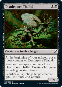 [109]【EN】死胞子のサリッド/Deathspore Thallid【TSR】[C][黒]