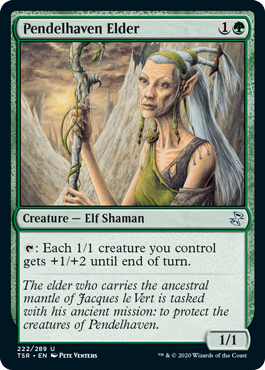 [222]【EN】ペンデルヘイヴンの古老/Pendelhaven Elder【TSR】[U][緑]