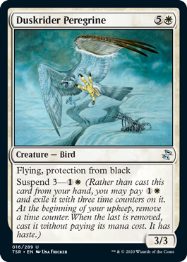 [016]【EN】【FOIL】ダスクライダーの大隼/Duskrider Peregrine【TSR】[U][白]