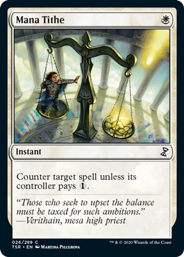 [026]【EN】【FOIL】マナの税収/Mana Tithe【TSR】[C][白]